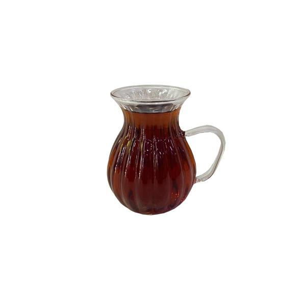 Borosilikat Cam Çay Bardağı – Isıya Dayanıklı Şeffaf Tasarım 6 Adet - Image 1
