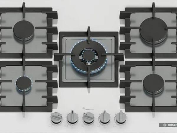 Bosch PPQ7A2I40 Gazlı Cam Ankastre Ocak - Image 1