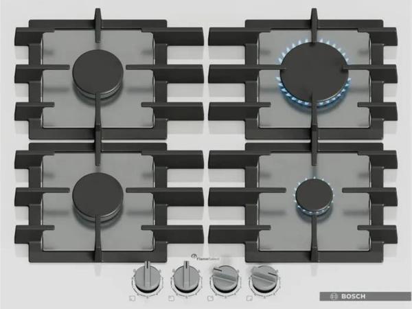 Bosch PPP6A2I40O Gazlı Cam Ankastre Ocak - Image 1