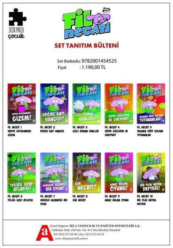 Fil Necati Seti - 10 Kitap Takım - Eksik Parça Yayınları - Image 1