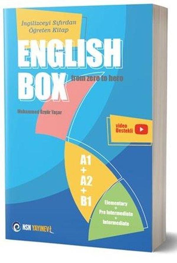 English Box from Zero to Here - İngilizceyi Sıfırdan Öğreten Kitap A1+A2+B1 - NSN Yayınevi - Image 1