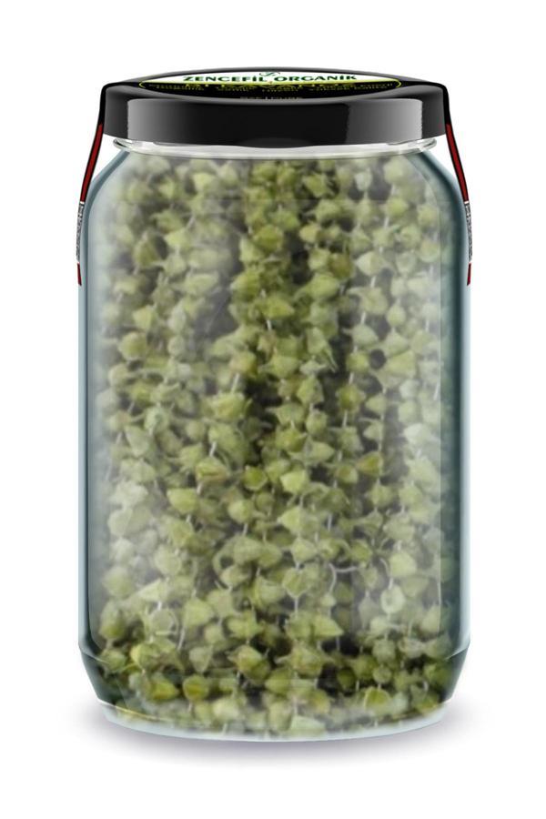 Çiçek Bamya Kurusu Bi Kavanoz 660 CC. Cam Kavanozda 1. Kalite Ufak Kuru Bamya Amasya Çiçek Bamyası - Image 1