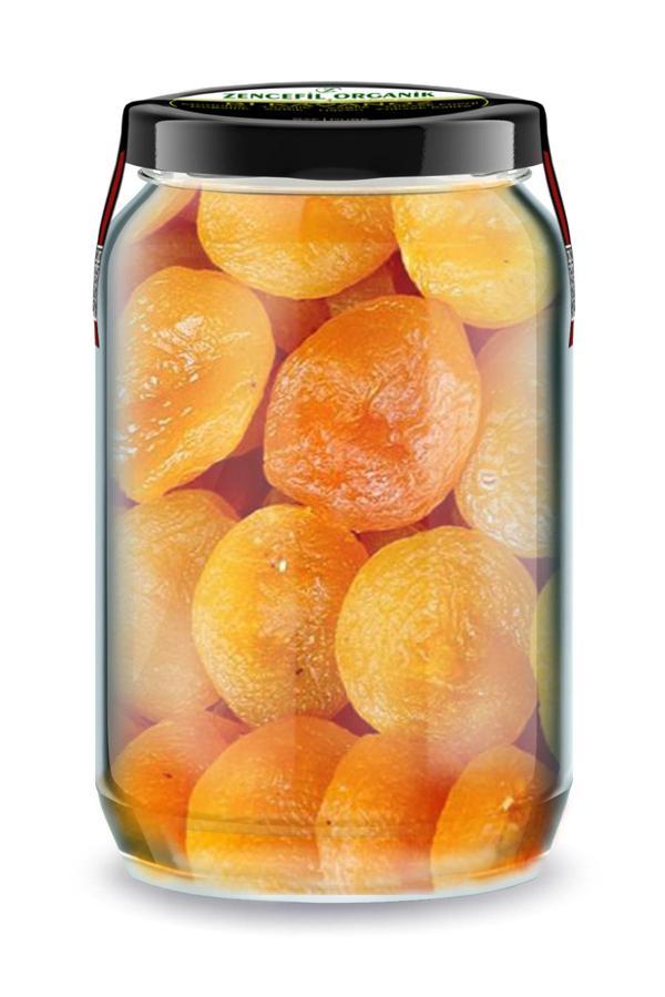 Sarı Kayısı Kurusu Bi Kavanoz 660 CC. Cam Kavanozda Yeni Mahsül Jumbo Boy Malatya Kuru Kayısı - Image 1