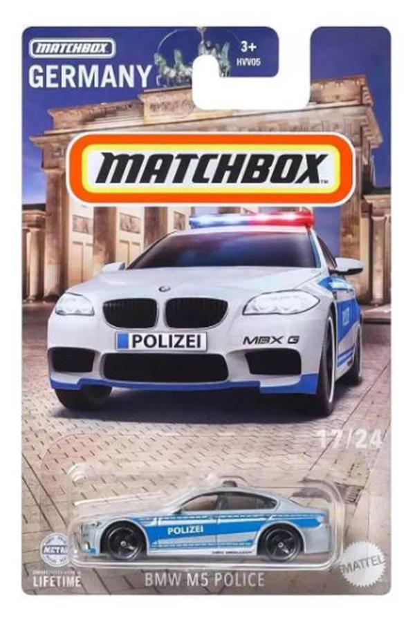  Matchbox - BMW M5 Police (1/64) 2024 Case - Image 1
