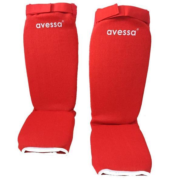 Avessa Rsg-100 MuayTai Ayak Kaval Koruyucu Kırmızı L Beden - Image 1