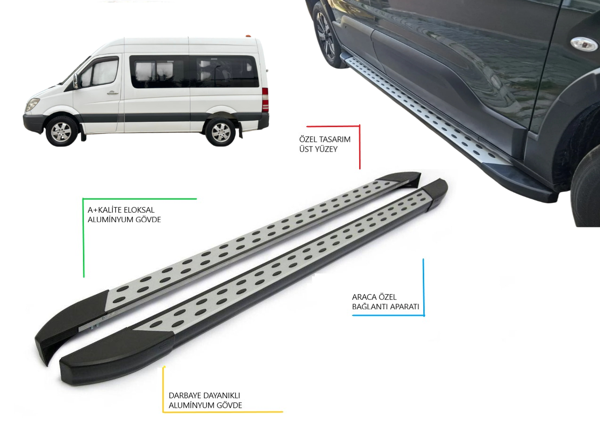 SPRİNTER W906 KISA ŞASE NOKTALI YAN BASAMAK 2006-2017 - Image 1