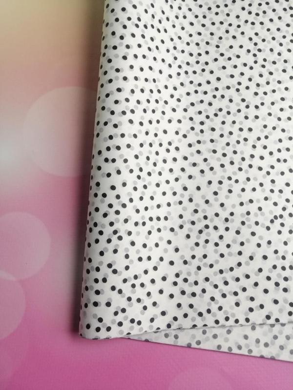 Siyah benekli Desenli Pelur Kağıdı 50x70 cm 10 adet-PK102 - Image 1