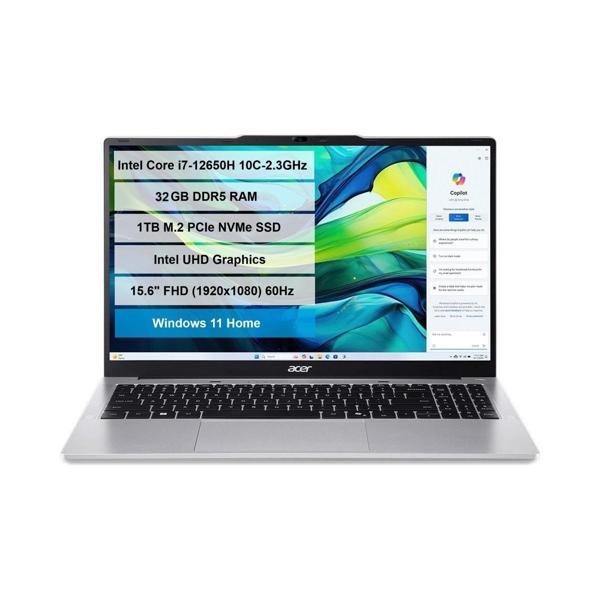 Acer Aspire Lite AL15-71P-735B-01  i7-12650H 32GB DDR5 1TB SSD 15.6" FHD Windows 11 Home - Image 1