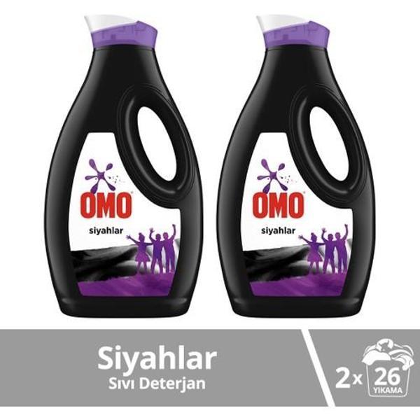 Omo Sıvı Çamaşır Deterjanı Siyahlar Için Siyahları Korur Zorlu Lekeleri Çıkarır 1690 ml 2 Adet - Image 1