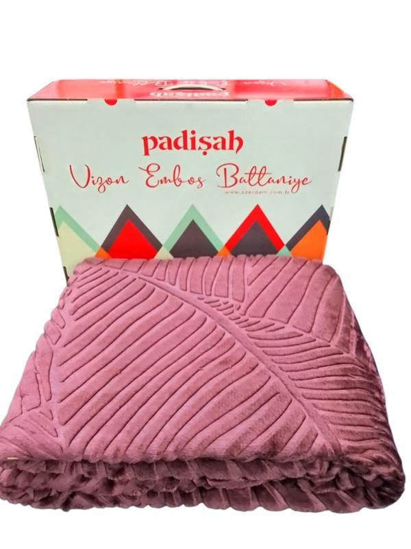 PADİŞAH EMBOSS TEK KİŞİLİK BATTANİYE MÜRDÜM - Image 1