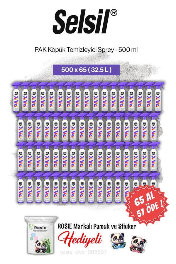 Selsil PAK 65 AL 57 ÖDE Köpük Temizleyici Sprey 500 ml ve rosie pamuk - Image 1