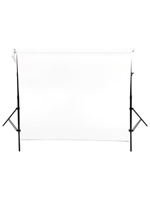HS STÜDYO TEKNİK BEYAZ 160X270 CM TAŞINABİLİR FON - Image 1