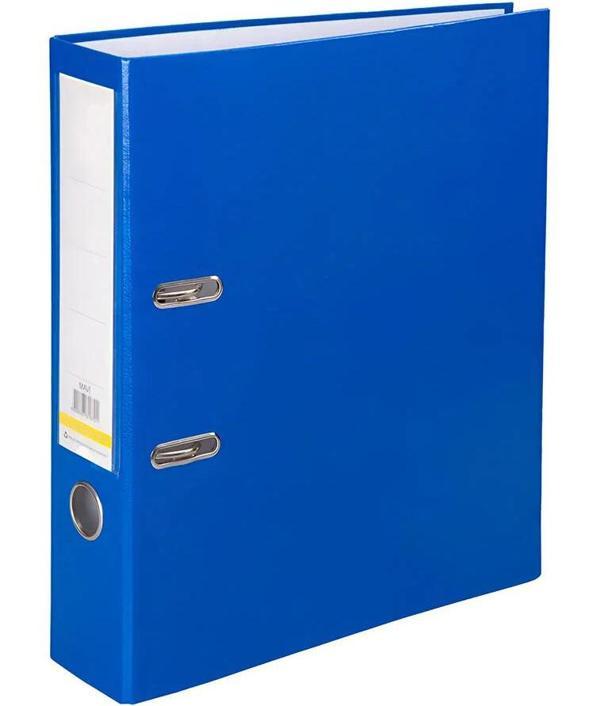 Geniş Klasör Plastik Büro Arşiv Klasörü Mavi - 1 Adet - Image 1