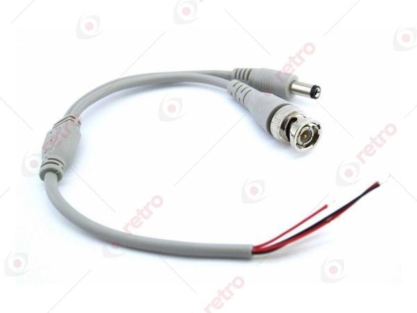 Hazır Kablolu BNC ve Power Jack Dc Kablo 10lu 30cm - Image 1