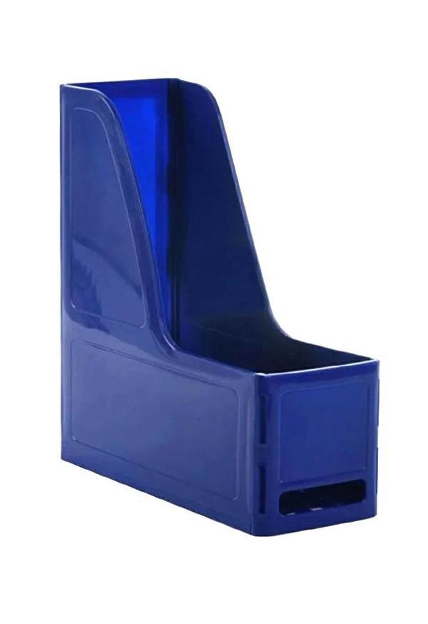Demonte Plastik Magazinlik A4 Dosya ve Masa Düzenleyici 1 Adet - Mavi - Image 1