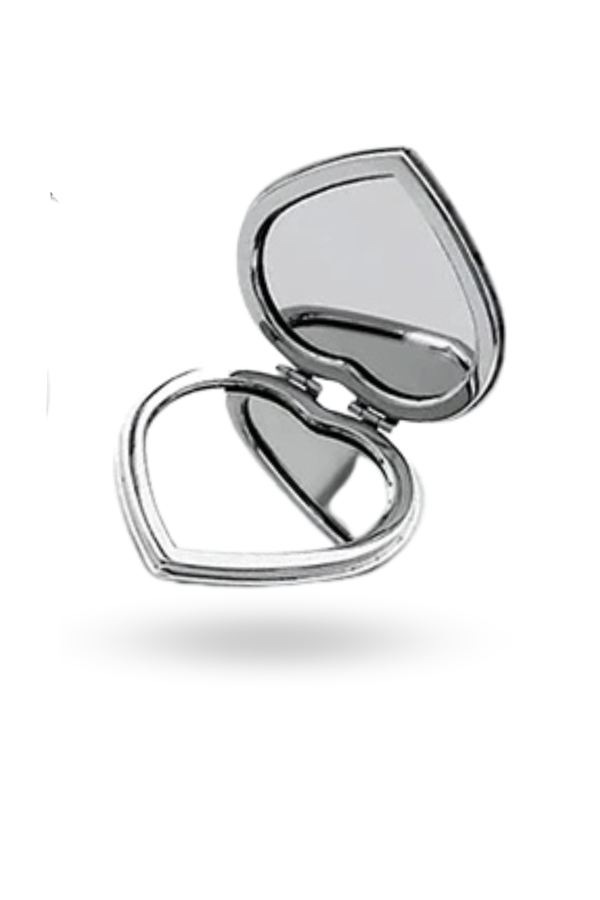 Büro Ev Ofis Hediyesi için 7CM Kalpli Love Model Cep Aynası - Image 1