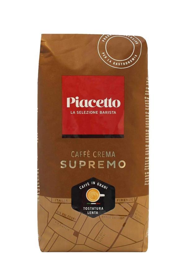 Piacetto Cafe Crema Supremo Çekirdek Kahve 1 kg - Image 1