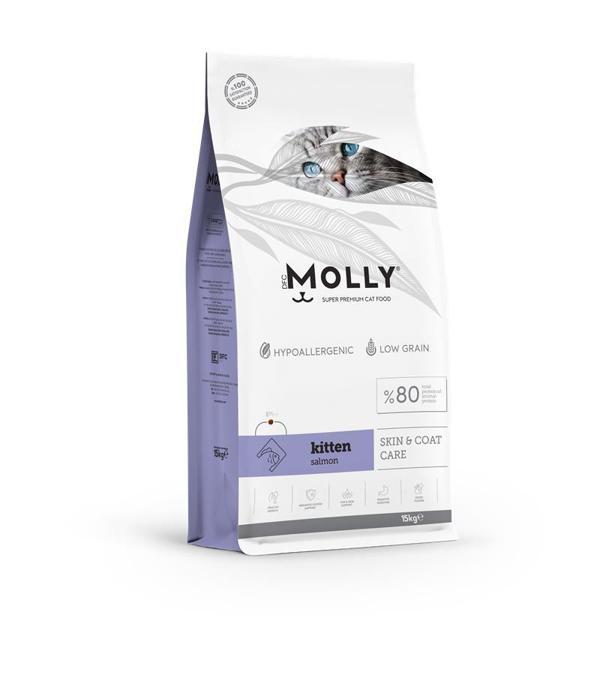 Molly Yavru Kedi Maması Somonlu 15 Kg - Image 1