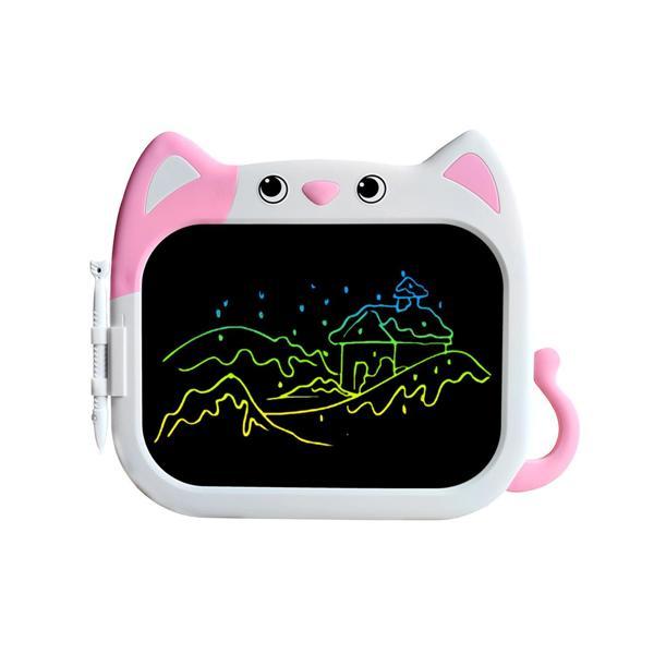 House Pratik HP66 Pilli Figürlü LCD Ekran Elektronik Yazı Tahtası 10 İnç Pembe - Image 1