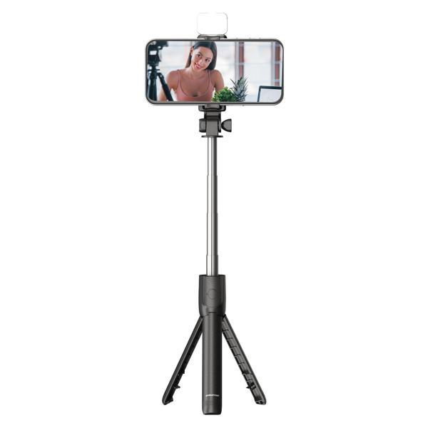 Polosmart PSM137 Işıklı Uzaktan Kumandalı Tripod Siyah - Image 1