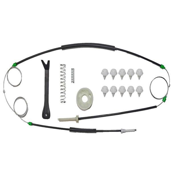 Cam Seti Sağ Sol Ön Bmw 5 Serisi E39 1995-2004 51338252393-94 10 Klips - Image 1