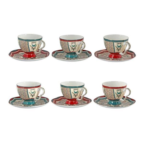 Lucky Art Liora Bone 6 lı Cay Fıncanı Setı - Image 1