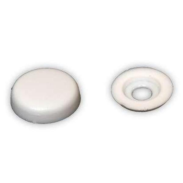 Vida Kapağı Büyük Boy Beyaz (4,2 - 4,8mm Yıldız Silindir Baş Vida İçin) 25 Adet - Image 1