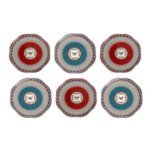 Lucky Art Liora Bone 27cm 6 lı Tabak Seti - Image 1