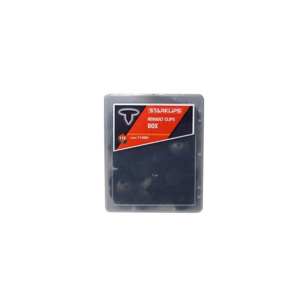 Set Klips Davlumbaz Kutu 7703077435 Megane Clio Renault 110 Parça - Image 1
