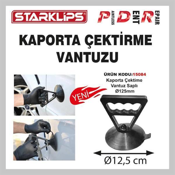 Pdr Manuel Kaporta Çektime Saplı Vantuz 125Mm - Image 1
