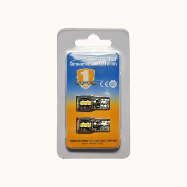 Set Ampul Dipsiz 9 Led Beyaz Canbus - Image 1