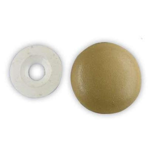Vida Kapağı Havşa Koyu Bej (3,5mm - 3,9mm - 4,2mm Havşa Baş Vida İçin) 25 Adet - Image 1