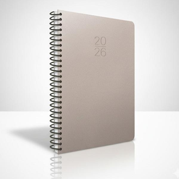 Gıpta 2026 Spiralli Sert Kapak Günlük Ajanda17x24 336 Sayfa 407-SEK - Image 1