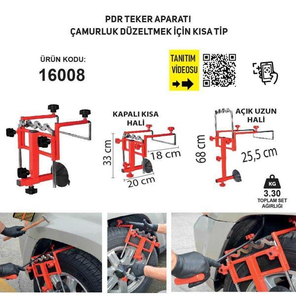 Pdr Teker Aparatı Çamurluk Düzeltmek İçin Kısa Tip - Image 1