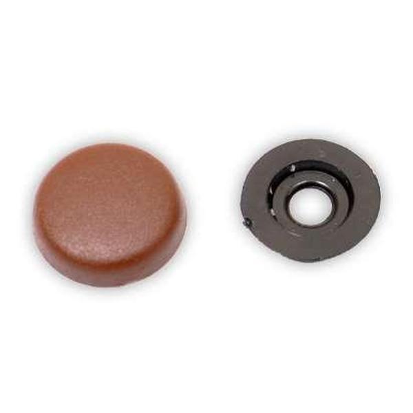 Vida Kapağı Büyük Boy Kahverengi (4,2 - 4,8mm Yıldız Silindir Baş Vida İçin) 25 Adet - Image 1
