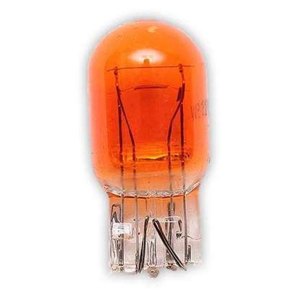 Dipsiz Ampul 1016 Çift Duy Sarı 12V 21W T20 5 Adet - Image 1