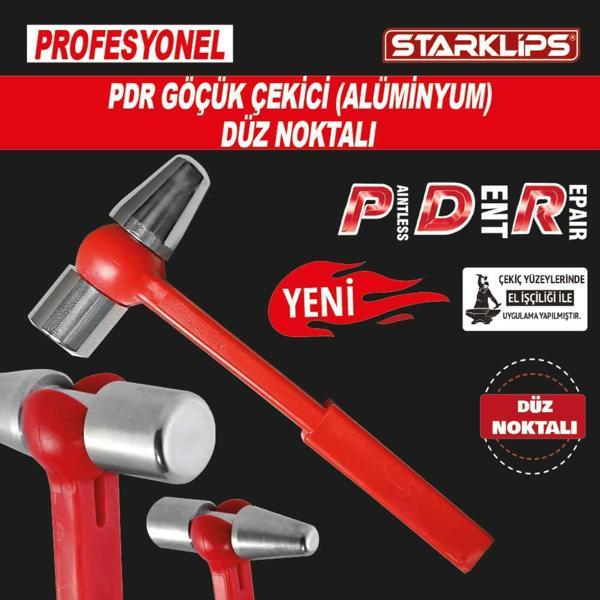 Pdr Çekiç (Aluminyum) Düz Noktalı - Image 1