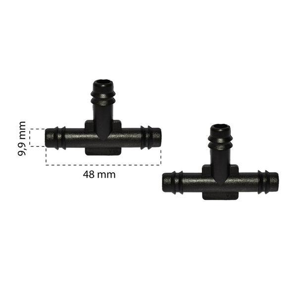 Klips Su Fıskiye T Tip Konnektör 9,9x48mm 4167810 GM Chrysler  10 Adet - Image 1