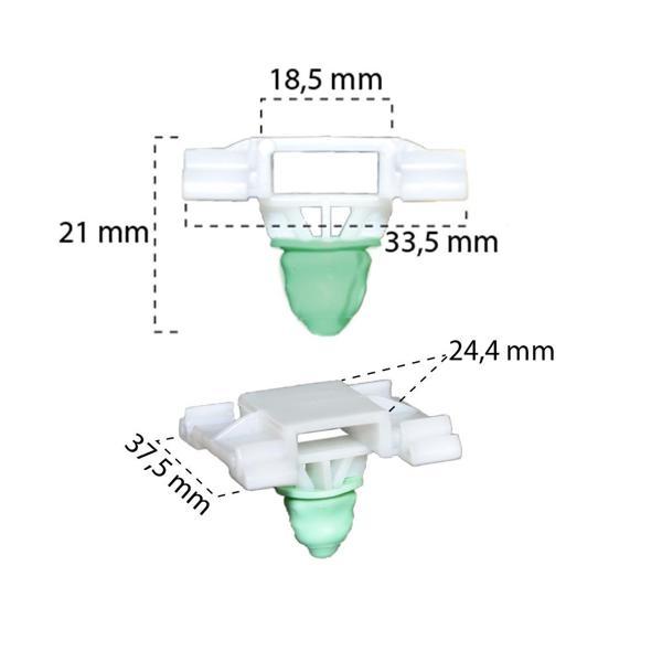 Çıta Klipsi Uzun Pim 1H0853585B VW Golf 3 10 Adet - Image 1