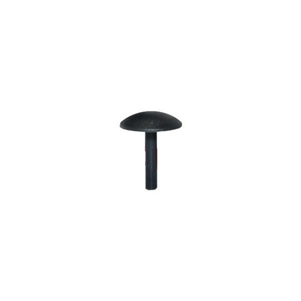 Döşeme Klips Siyah Renk Şapka Açık Gri 7,5x26x20mm 25 Adet - Image 1