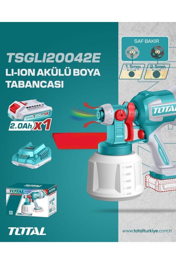 TSGLI20042E Lı-Ion Akülü Boya Tabancası 20V 2.0 Ah NMS HIRDAVAT - Image 1