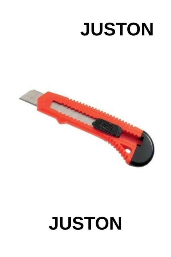 First Master Juston Maket Bıçağı Plastik Falçata Sorelis 18Mm 1 Adet - Image 1