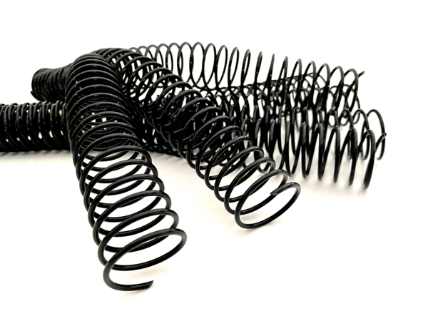 PLASTİK HELEZON SPİRAL 14MM. 4:1 SİYAH 100 AD. 48 LOP POŞETLİ - Image 1