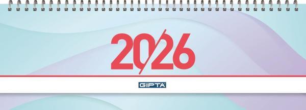 Gıpta 2026 Spiralli Masa Takvimi 12x33 cm 504-BTK - Image 1