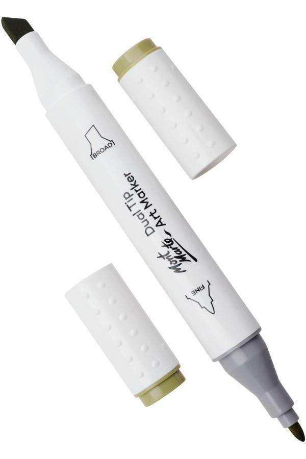 MM Marker Çift Uçlu Sanat Kalemi Premium - Yellow Green 48 - Image 1
