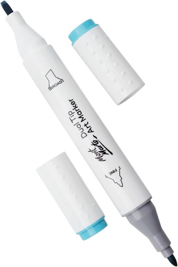 MM Marker Çift Uçlu Sanat Kalemi Premium - Ice Blue 65 - Image 1