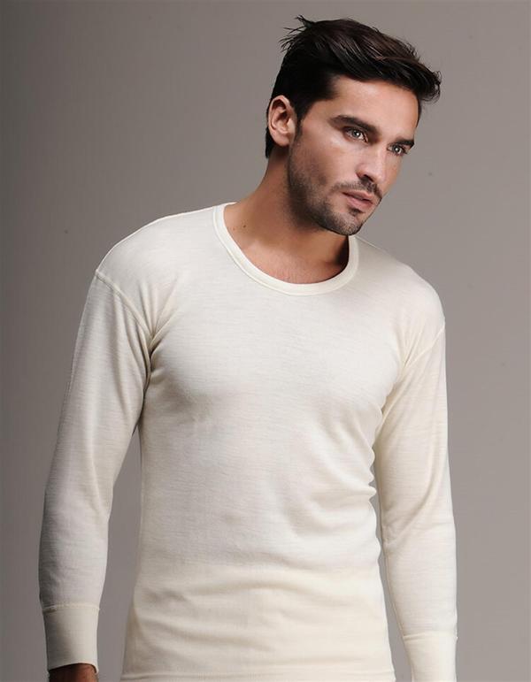 Hasyün Erkek %75 Yün Uzun Kollu Fanila Atlet İçlik 102E - 1 Adet  - Image 1