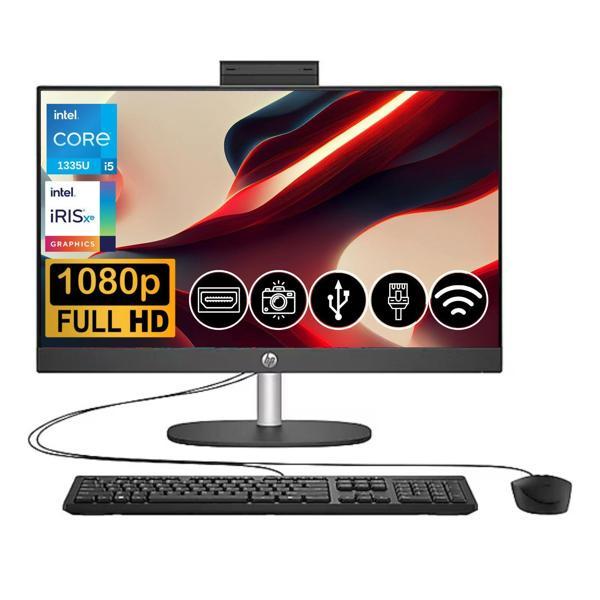 HP Proone 240 G10 i5 1335U 40GB  2TB M.2 SSD B6JD5ES  ATL17 23.8" FHD Fdos Siyah  All In One Bilgisayar - Image 1