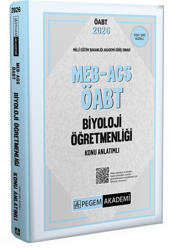 2026 MEB AGS ÖABT Biyoloji Öğretmenliği Konu Anlatımlı - Pegem Akademi Yayıncılık - Image 1