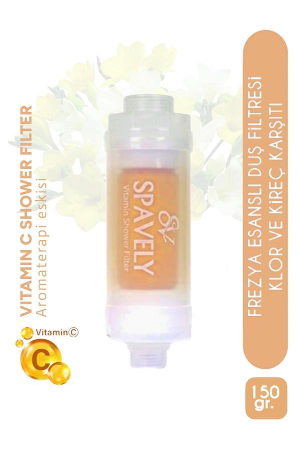 Spavely Frezya Çiçeği Duş Başlığı Filtresi Arıtması Güney Kore Menşei Klor Kireç Karşıtı Hoş Kokulu 150 gr - Image 1